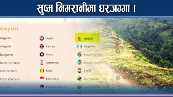 ग्रे–लिस्टले सरकारको टाउको दुखाई, अब कारोबारमा सुक्ष्म निगरानी