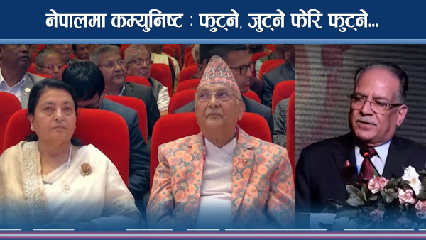 नेपालमा कम्युनिस्टको नालीबेली, वर्तमानमा छिन्नभिन्न