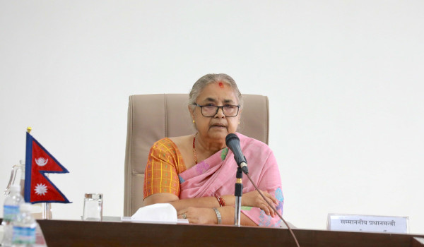 दसैँकाे शुभकामना दिँदै  प्रधानमन्त्रीले भनिन्- 'समयमै निर्वाचन गराउन प्रतिबद्ध छौँ'