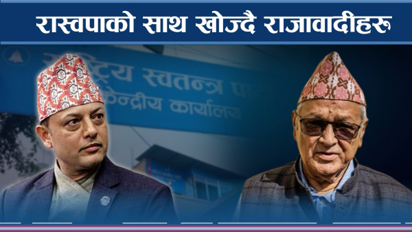 राजावादीको पत्रपछि दिग्भ्रमित रास्वपा, साथ कसलाई ?  