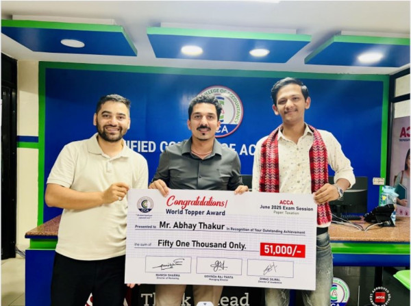 १०० मा १०० ल्याउँदै सीसीएका अभय बने वर्ल्ड टपर !