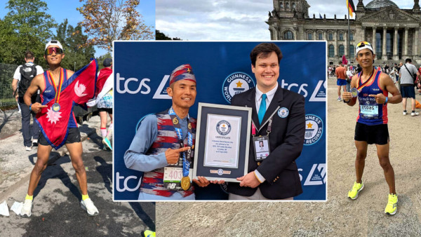 सन्तोष राई बने विश्वका ७ वटै मेजर म्याराथन पूरा गर्ने पहिलो नेपाली