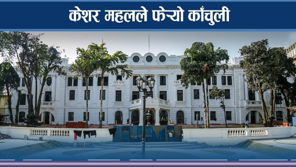 हेर्दाहेर्दै यस्तो बन्यो केशर महल, पुस्तकालयले पायो नवजिवन