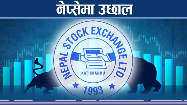 विष्णु पौडेल अर्थमन्त्री बन्ने हल्लाले नेप्सेमा उछाल