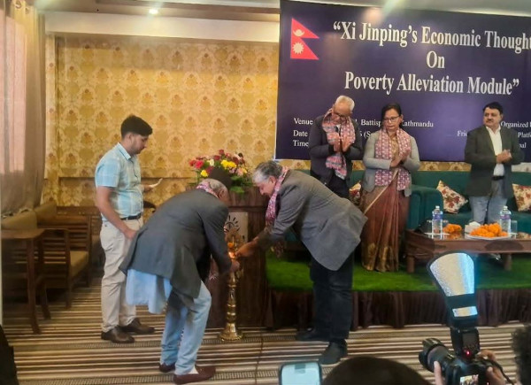 गरिबी निवारणमा सि जिनपिङको सोचबारे नेपालमा चर्चा