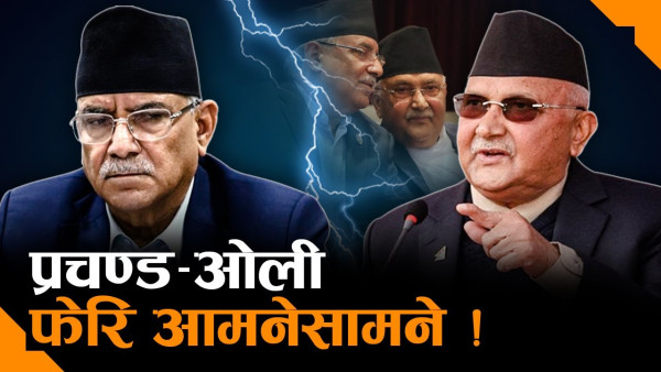 ओलीमाथि प्रचण्ड निशाना, रक्षात्मक ओली