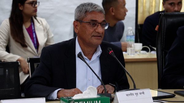 तीनकुने घटना संविधान र व्यवस्था उल्ट्याउने उद्देश्यले प्रेरित थियो : गृहमन्त्री लेखक