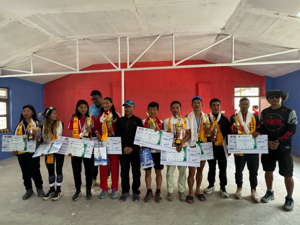 लाङटाङ ट्रेल रन-२०२५ : सुनसरी रोकाया र मिलन कुलुङ प्रथम