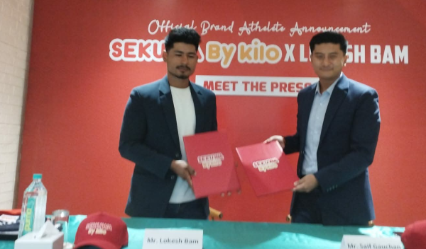 ‘सेकुवा बाई किलो’ को ब्रान्ड एम्बेसडरमा क्रिकेटर लोकेस बम