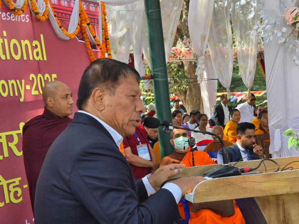 लुम्बिनीलाई विश्वशान्तिको सन्देश दिने थलोका रुपमा विकास गर्नुपर्नेमा उपप्रधानमन्त्री सिंहको जोड