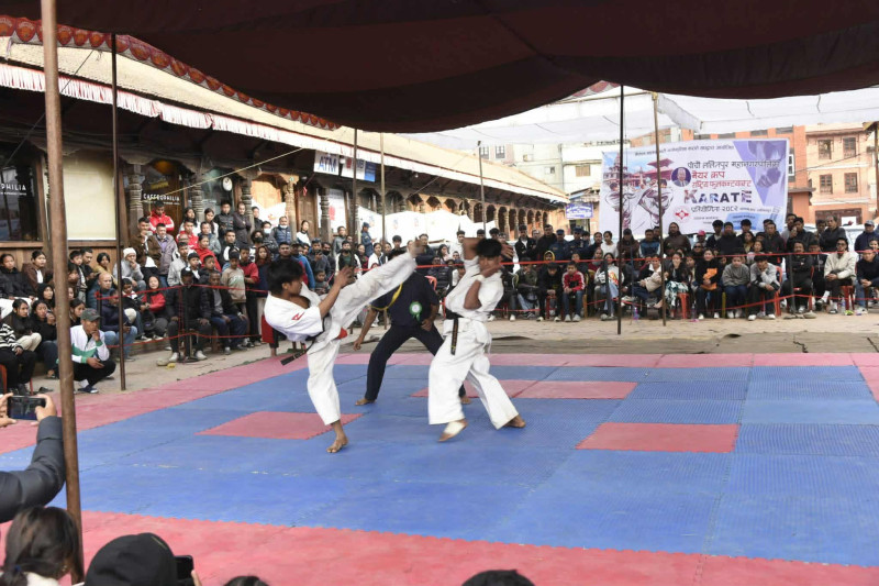 ललितपुर महानगरपालिका मेयर कप राष्ट्रिय फुलकन्ट्याक्ट कराते प्रतियोगिता सम्पन्न