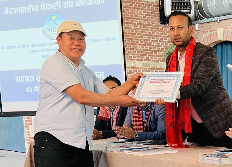 नेपाल पत्रकार महासंघ युरोप शाखाको अध्यक्षमा केजिन राई