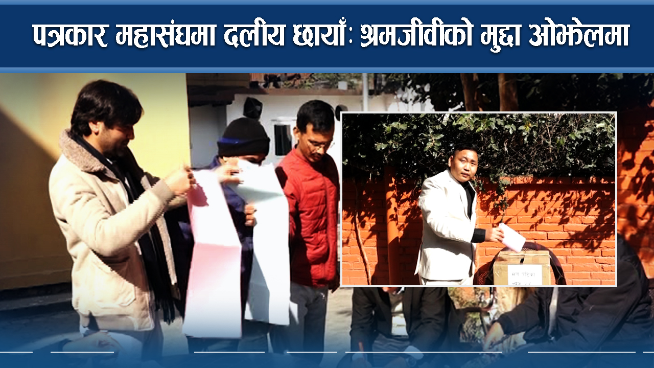 पत्रकार महासंघमा दलीय छायाँः श्रमजीवीको मुद्दा ओझेलमा