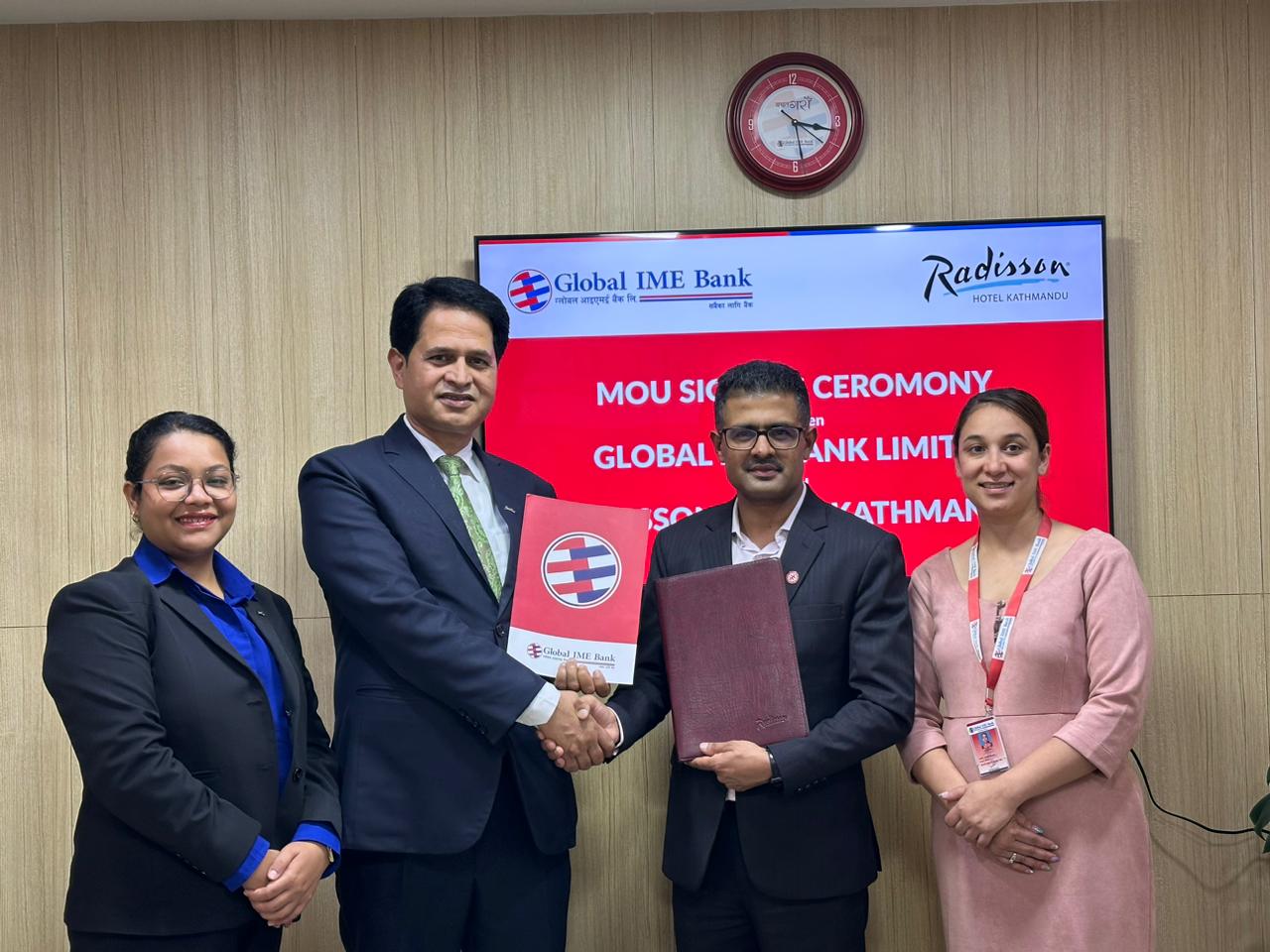 ग्लोबल आइएमई बैंकका कार्डबाहकलाई र्‍याडिसन होटलमा १५ प्रतिशत छुट 