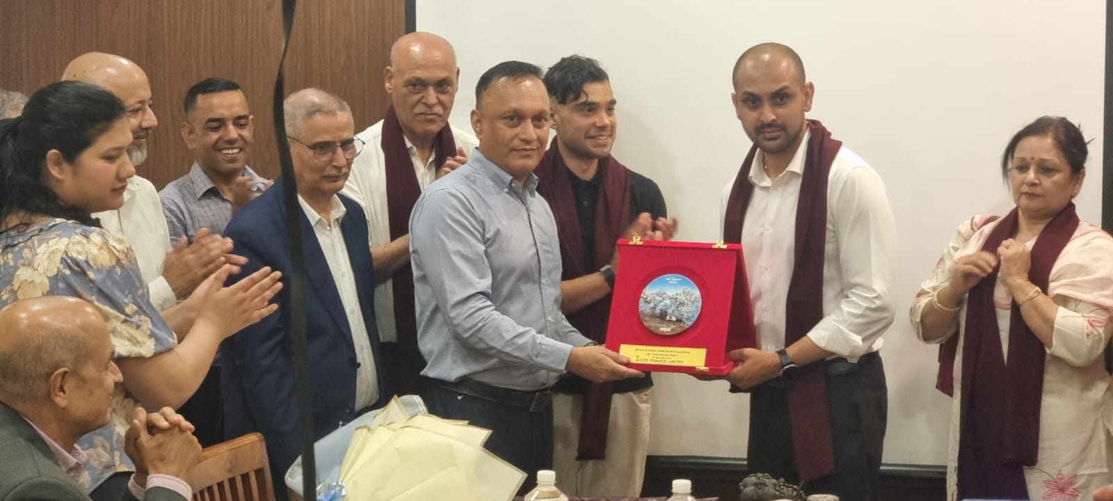 सगरमाथा सफल आरोही सुधिज्ञ पन्त र साईत शर्मा सम्मानित