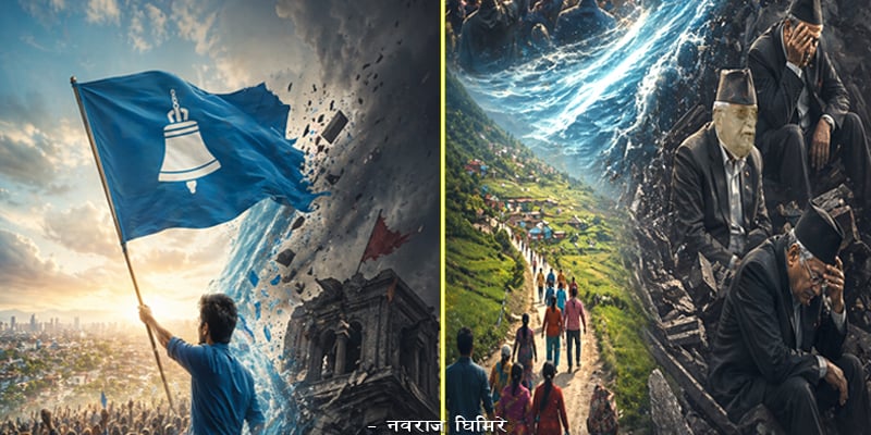 परिवर्तनको आँधी : रास्वपाको अभूतपूर्व उदय, पुराना दल अस्तित्व जोगाउन संघर्षमा