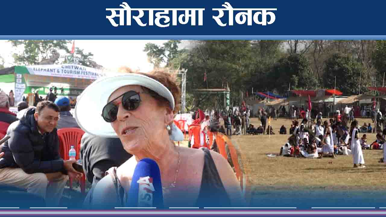 हात्ती महोत्सवले सौराहा गुल्जार, विदेशी पर्यटक भने न्यून