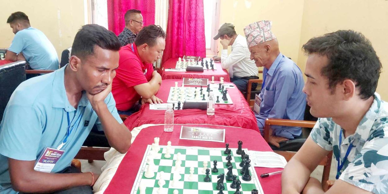 छैटौं राष्ट्रिय एमेच्यूर बुद्धिचाल प्रतियोगिता जारी