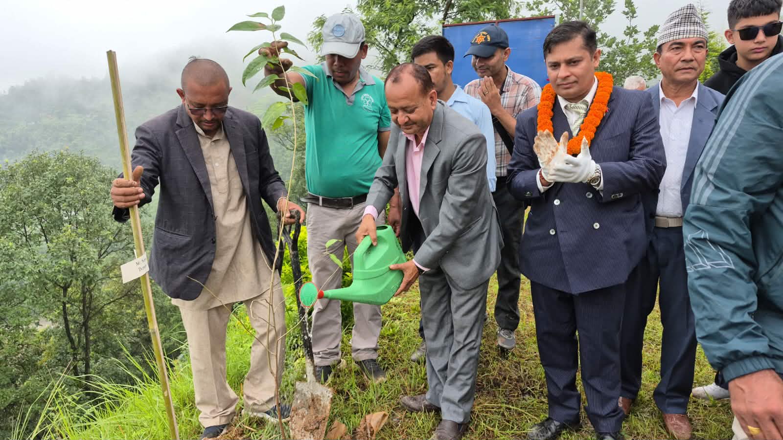 नेपाल–जापान सम्बन्धको ७०औँ वर्षमा खर्केडाँडा सालक पार्कमा ७० साकुरा रोपियो
