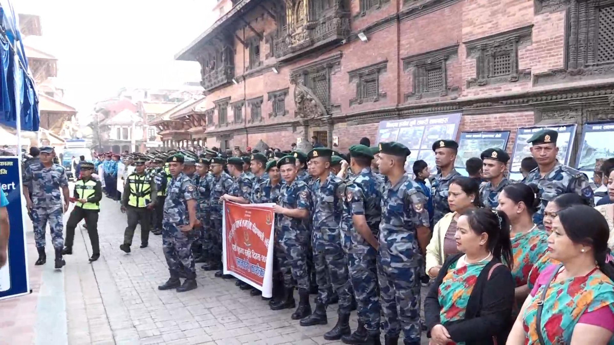 ललितपुरमा २०७२ को भूकम्पको स्मृतिमा सचेतनामुलक कार्यक्रम