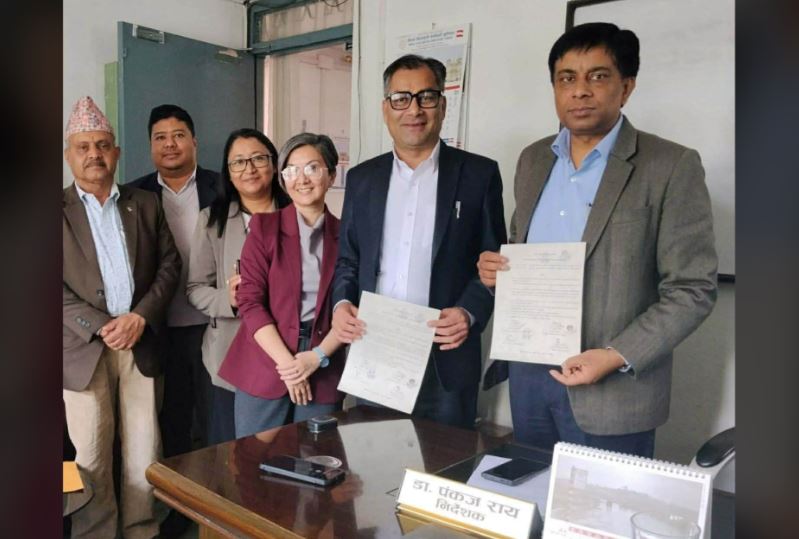 भक्तपुर क्यान्सर अस्पताल र कान्ति बाल अस्पतालबीच सम्झौता