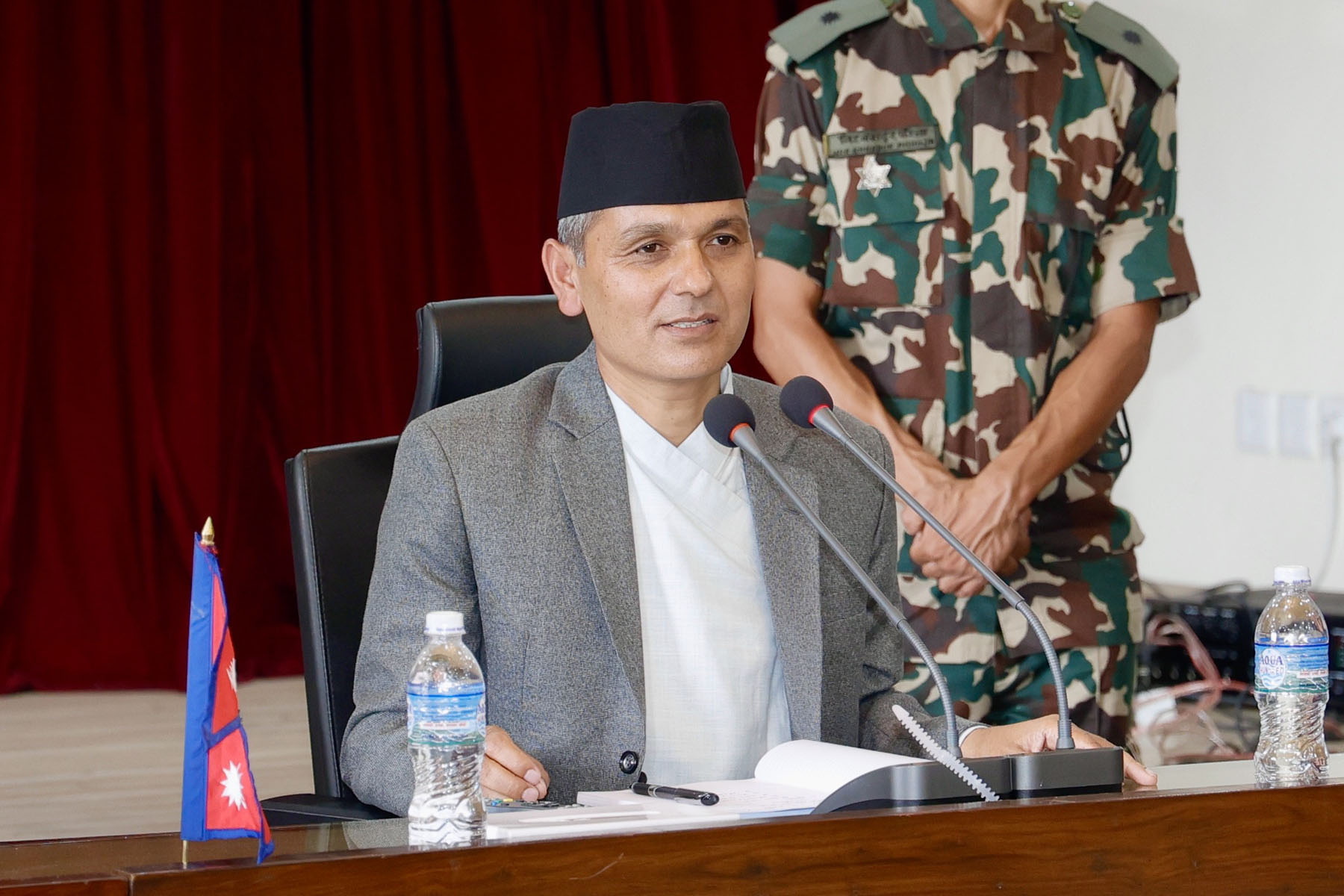 जनविद्रोह गर्ने र विस्थापित भएकाहरूको परीक्षण निर्वाचनमार्फत हुन्छ : गृहमन्त्री अर्याल