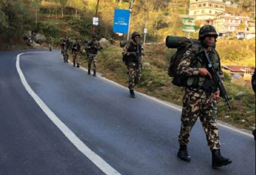 निर्वाचनलाई लक्षित गरी दोलखामा करिब १ हजार सेना परिचालन